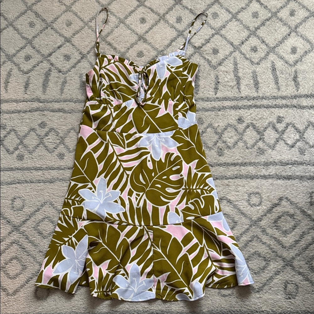 Tropical Print Women’s Dress